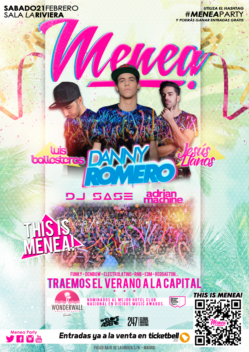 MeneaParty's tweet photo. #meneaparty #YaSabesLoQueHay #21feb2015 artista invitado @DannyRomeroprod #thisismenea https://t.co/X0H1yvzWZ9 http://t.co/8Nmld4WAh3