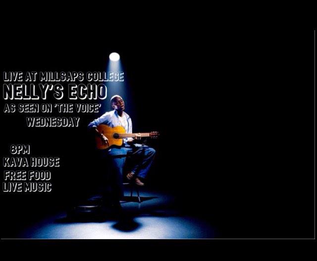 MillsapsSBA's tweet photo. Nelly's Echo will be in the Kava House TOMORROW! FREE FOOD! http://t.co/OHpSQ3GqvG