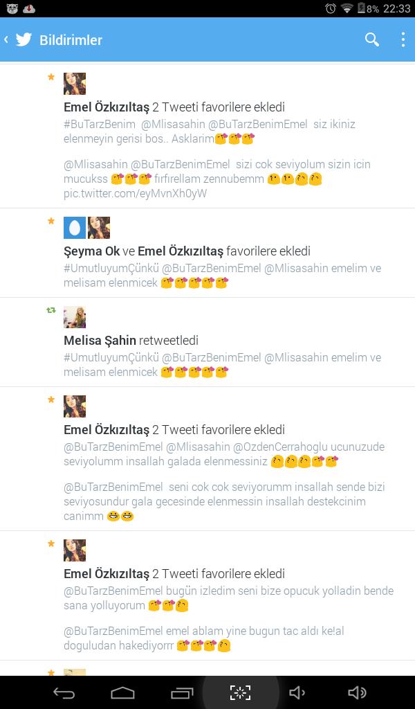 Ne guzel bildirim bunlar <a href="/Mlisasahin/">Melisa Şahin</a> <a href="/BuTarzBenimEmel/">IBS Emel Fan Page</a> 😙😙😙😘😘😘