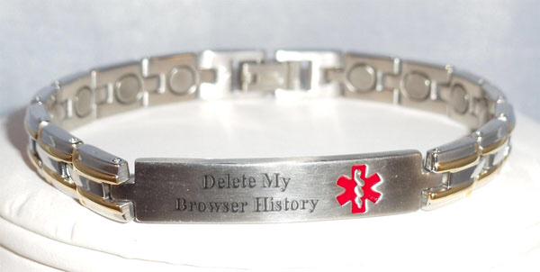 ViralReel's tweet photo. Delete my browser history bracelet. http://t.co/zOxXNfIe1u