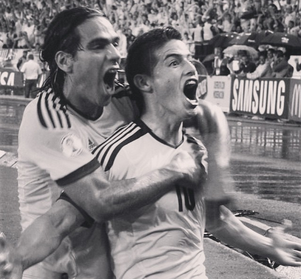 James Rodriguez wishes Colombian \brother\ Radamel Falcao a Happy Birthday on Instagram  
