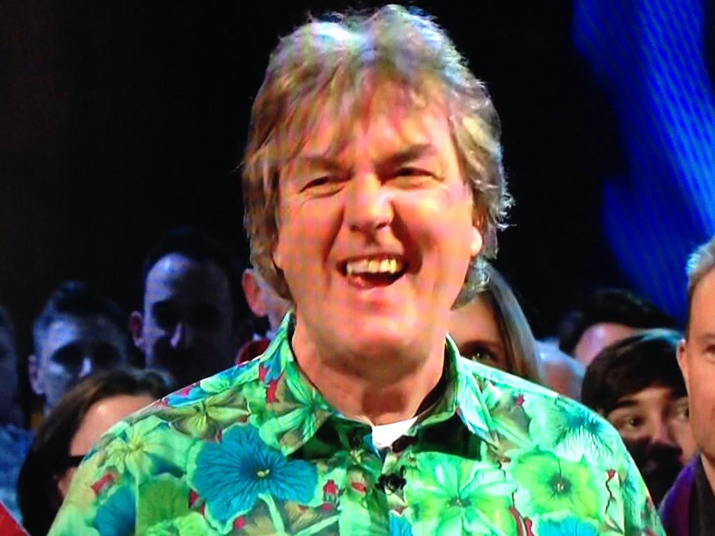 LT_Sean_Hawk's tweet photo. @TopGear_BBCA  @JeremyClarkson James May with his new hair cut and #ManBlouse looks like an Elderly Church Lady. http://t.co/11K2uLodJ6