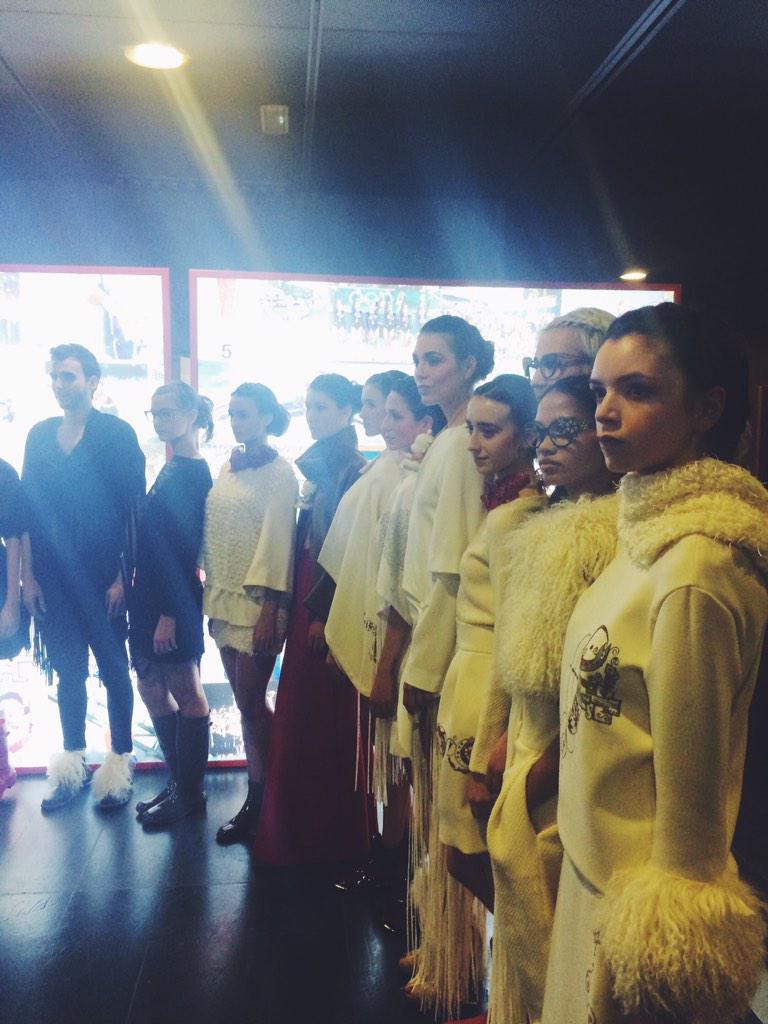 _ldlr's tweet image. Las modelos del desfile de #MariaLafuente
