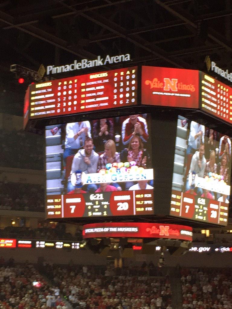   Alex Gordon in attendance and it is his b-day.  bday you get 18 percent shooting