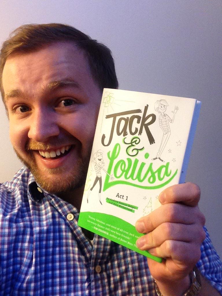 I just got my copy of @KeenanBlogger and @KateWetherhead's new book #JackAndLouisa in the mail! I'm so excited!