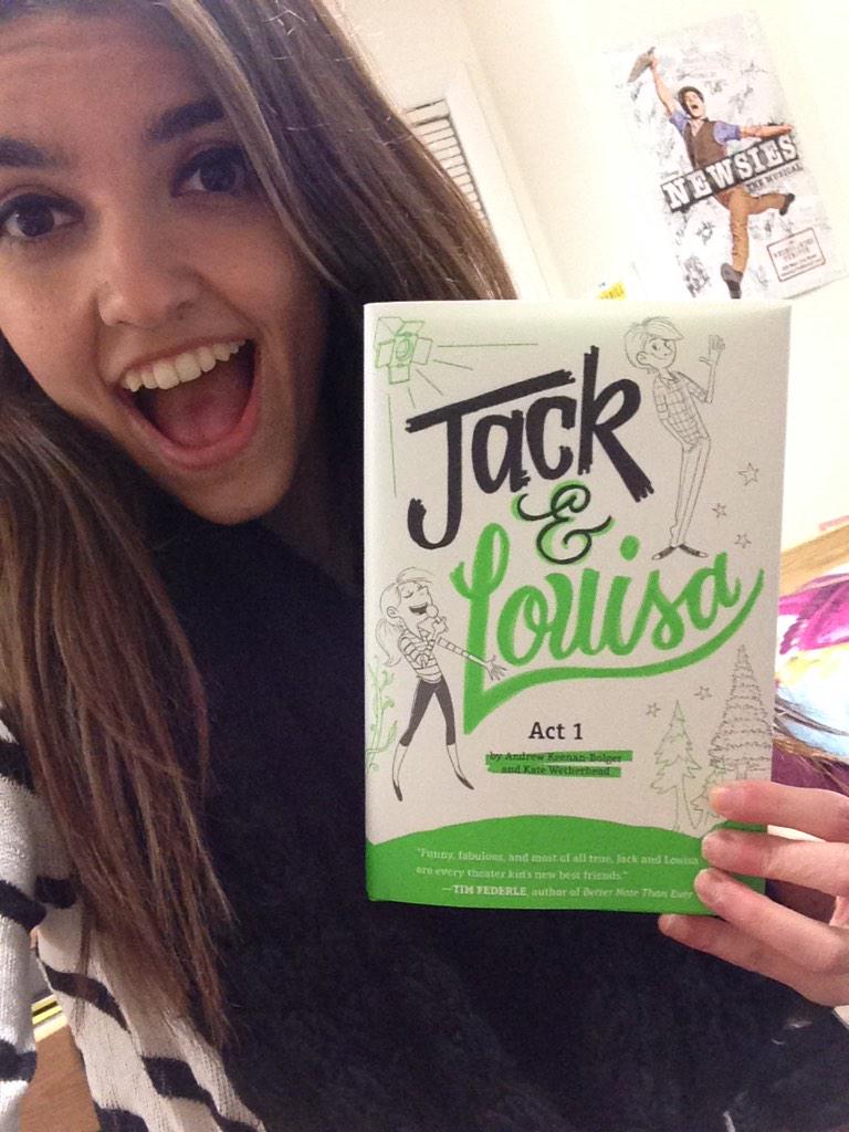 Just picked up #JackAndLouisa! Can't wait to read it & use it as part of my Child/Adolescent Lit course!