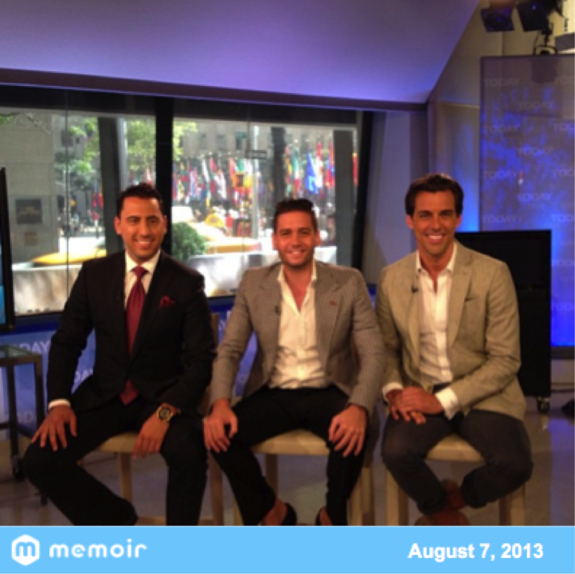 memoir's tweet photo. @joshflagg1 #fbf The Today Show exactly 2 yrs ago @alroker @TODAYshow  via #app  http://t.co/X0OtdCjWTe http://t.co/T9ILqMOLDD
