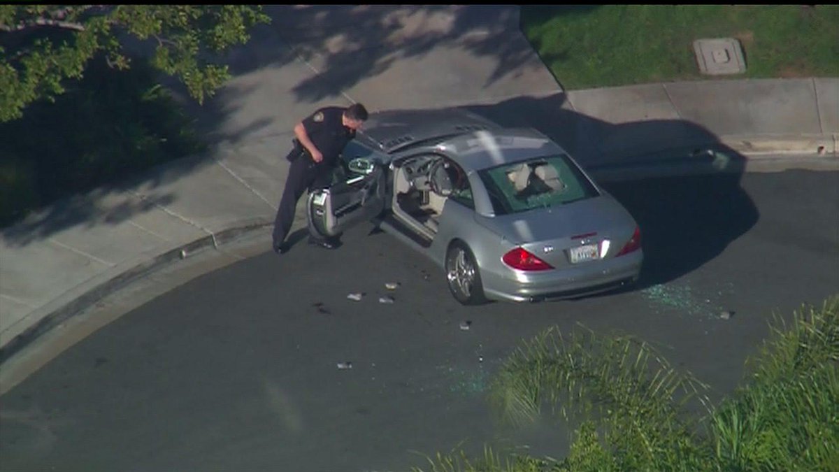 tarawallis's tweet photo. Neighbors heard 10 shots outside home of @CBS8 anchor Kyle Kraska who police say has life threatening injuries http://t.co/c2A78FIMUU