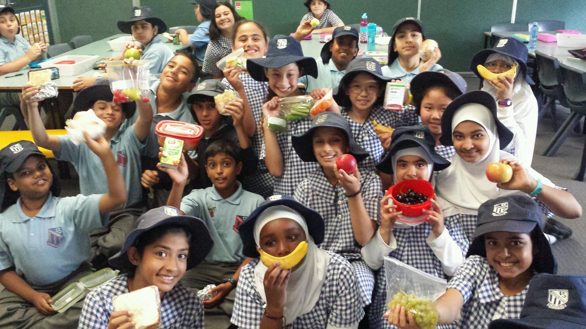 <a href="/AuburnNthPS/">Auburn North PS</a> <a href="/mykitchenrules/">MKR</a> Year 6 students inspired by #MKR to create healthy lunches #bananasmile #healthy #happy