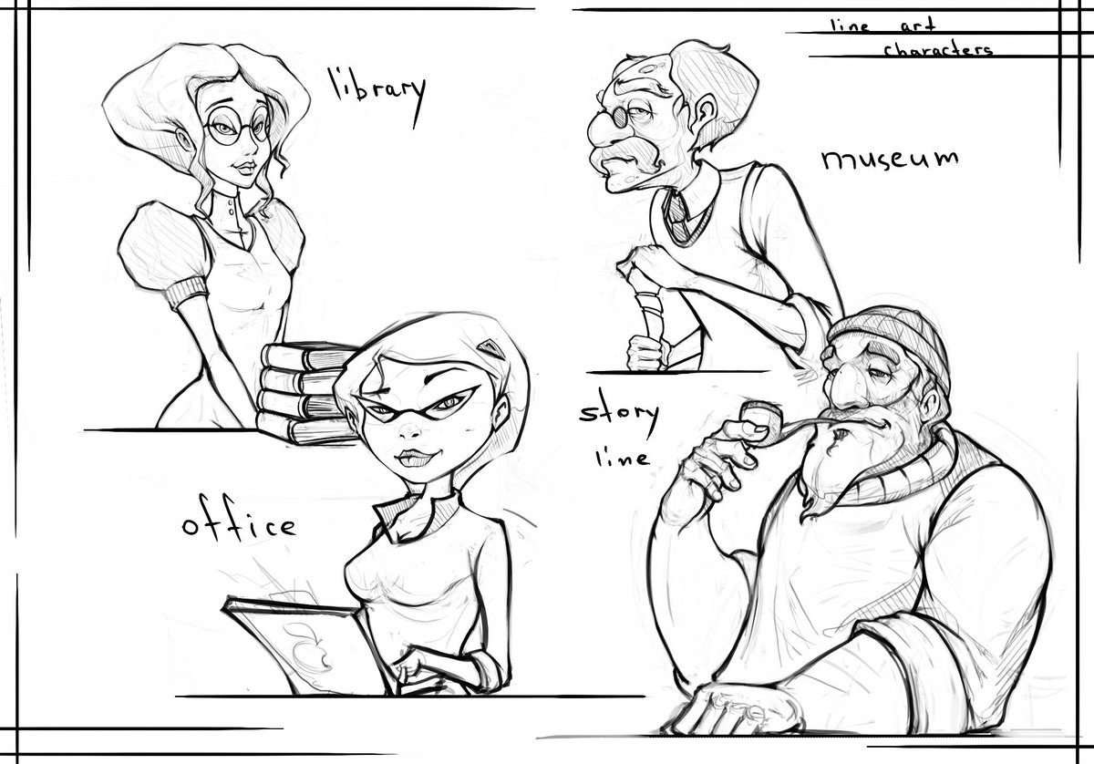 47th_ParallelRU's tweet image. Line art character
#InDevelopment