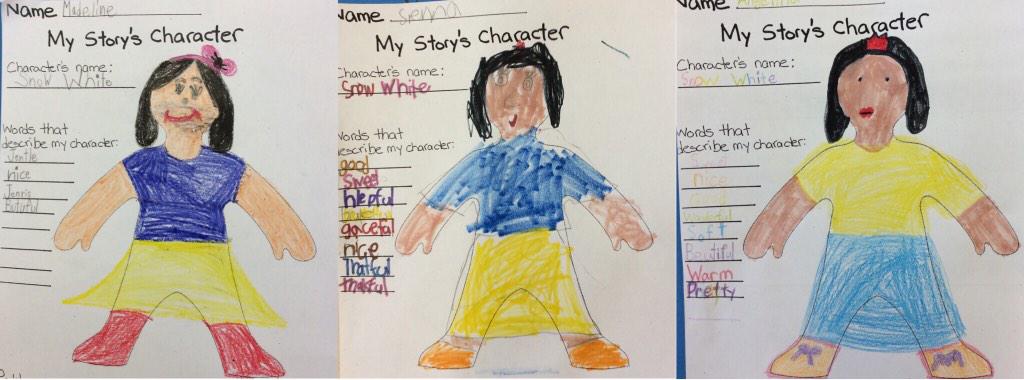 KarenDeGennaro's tweet photo. Character work- #SnowWhite #firstgrade #ps10bk #ps10sw http://t.co/Ob9BbgtP5d