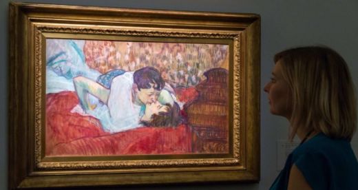 finimx's tweet photo. “Au Lit: Le Baiser” de Henri de Toulouse-Lautrec se vendió por 16,2 mdd #Cartelistas #Pintores #Concurso #FINI2015 http://t.co/XCzPAIdCai