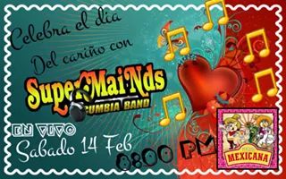 Sabado dia del cariño, el amor y la amistad y que mas sabroso q celebrarlo con mucha cumbia en <a href="/fiestamexguate/">Fiesta Mexicana Gt</a>  8 pm