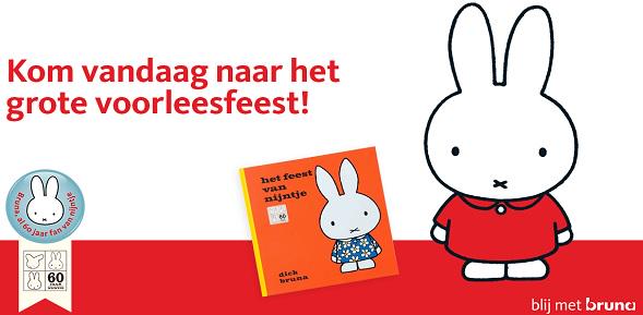 Bruna_nl's tweet image. Voor de verjaardag van #nijntje is het om 14 u. feest in #Utrecht! Godebaldkwartier @HoogCatharijne_