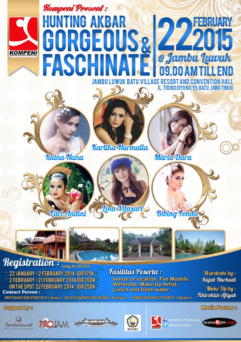 Hunting Akbar <a href="/KOMPENI_MLG/">Kompeni Malang</a> "Gorgeus &amp; Fascinate" at Jambuluwuk Batu Village Resort On 22 Feb 2015 |cc: <a href="/Forkom_Malang/">Forkom FM Malang</a>