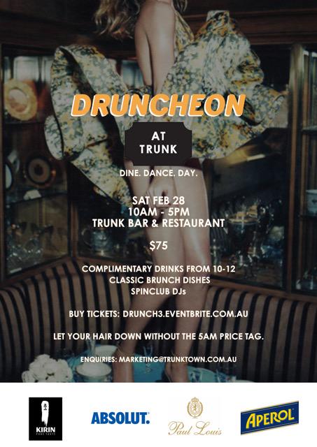 Let your hair down without the 5am price tag <a href="/Trunktown275/">Eleanor Richards</a> 's popular Druncheon - see link for more details