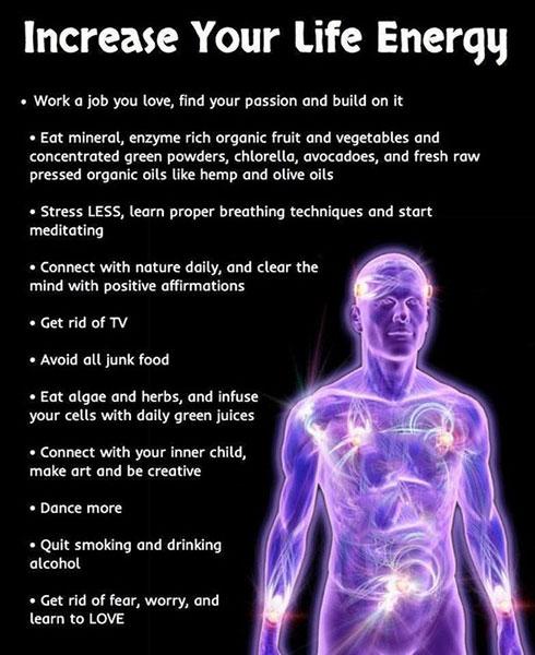 Increase your life #energy..

#Health #tips