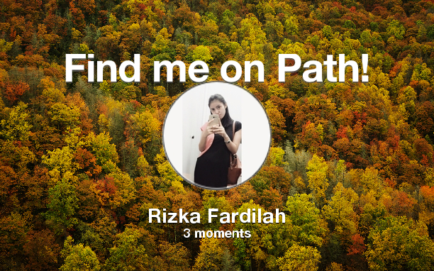 Find me on #Path now! Go to: path.com! #thepersonalnetwork