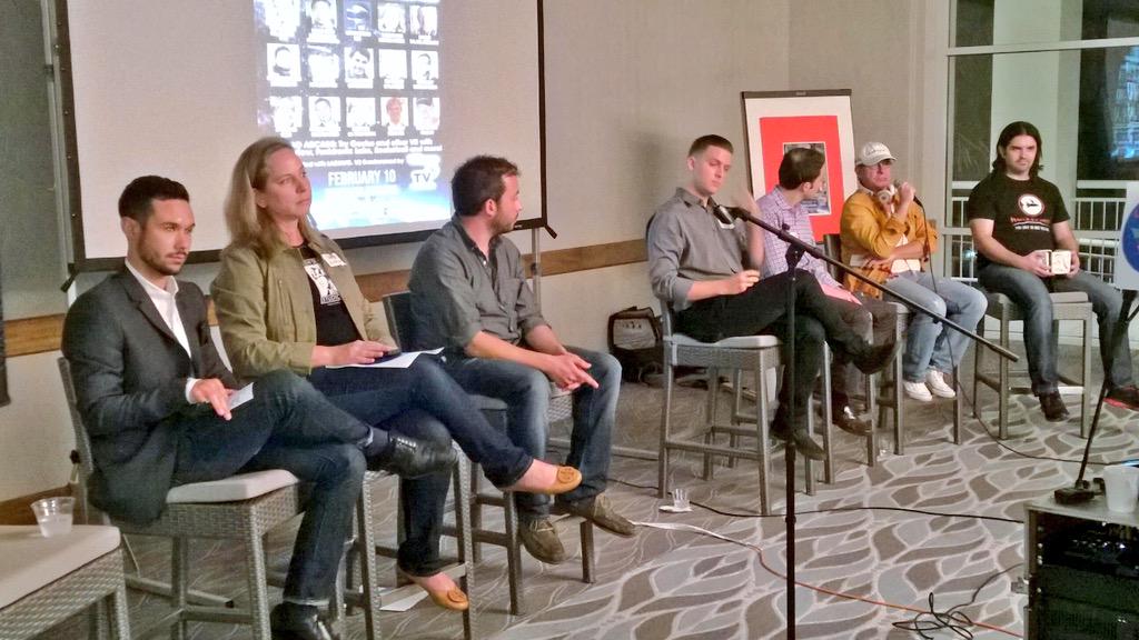 JasonOkuma's tweet photo. The first #VR Panel at @DigitalLA's #VRLA Event is underway! Full house here for #VirtualReality! #SiliconBeach #Tech http://t.co/neDUHnET4H