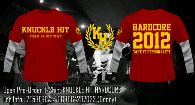 KnuckleHit's tweet image. Open order minat hub @DennyFrontal . Stok terbatas guys