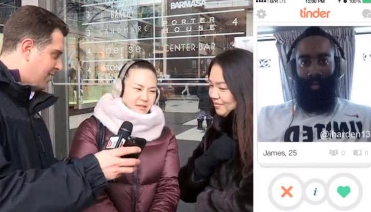 Will_Luchion's tweet photo. Lol RT @BleacherReport VIDEO: New Yorkers swipe right (or left) on Tinder for NBA All-Stars. http://t.co/w4cRt5tbxJ http://t.co/VEEvk47XMk