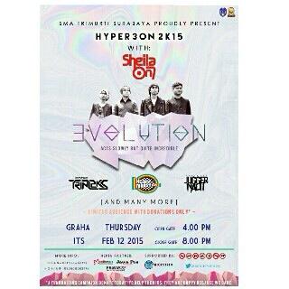 JavaJavacoid's tweet image. @smatrimurtisby proudly presents #hyper3on 2k15 @sheilaon7 Graha ITS, Kampus ITS Surabaya nowbe there :D