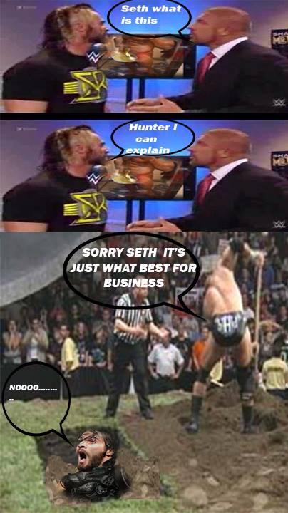 Sean_DBZ's tweet photo. Here's another Rollins meme to end the night. Full credit too @Scifislasher nice job! #SethGate #SethRollins http://t.co/UiJrB5RtIs