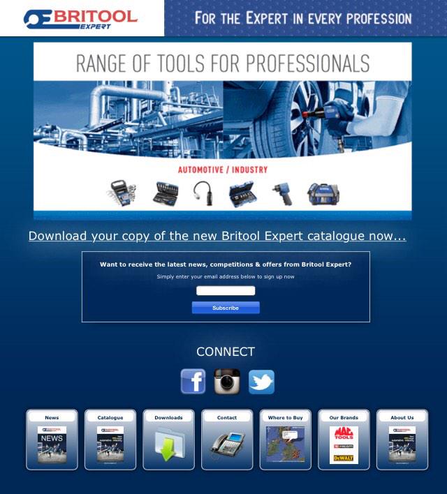 Want the latest news and offers straight to your inbox? Sign up now britool-expert.co.uk/Home