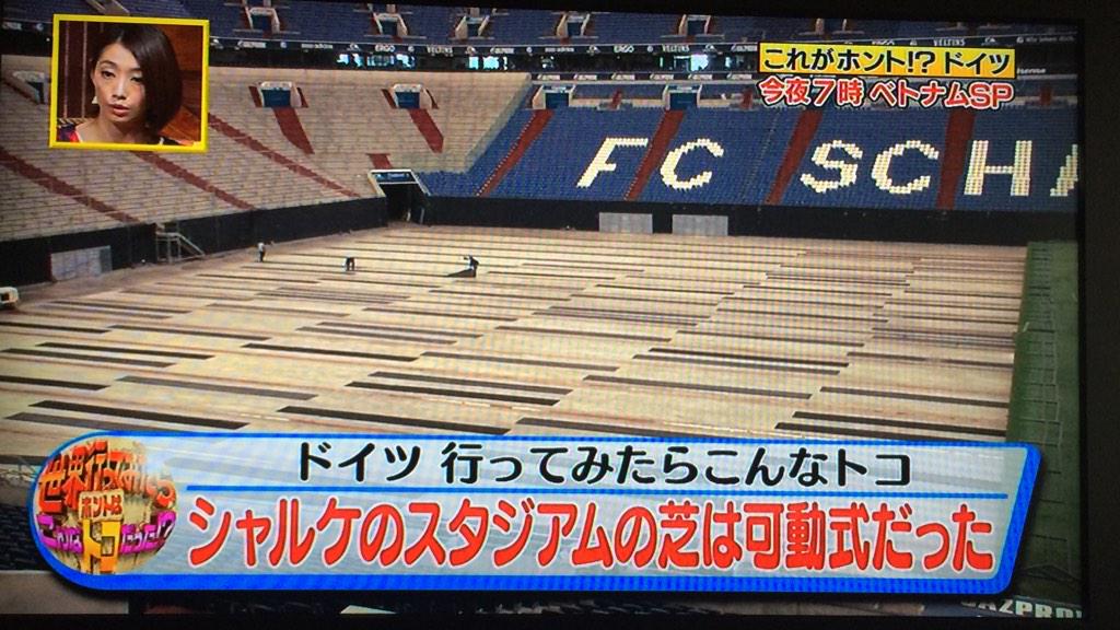 J 普通に見てたら シャルケぇー 芝が可動式とかスゴイ 一度は行ってみたい 罒 ドイツで生のウッチー見たいッ 世界行ってみたらホントはこんなトコだった シャルケ04 Http T Co Y0colejag7