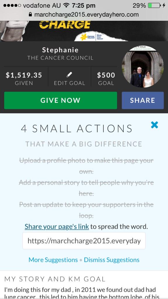 123weesteph's tweet image. @EverydayHero #moveovercancer