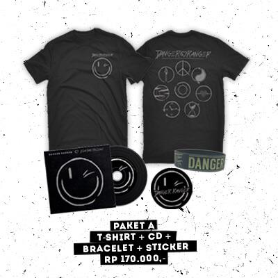 DRofficialmerch's tweet photo. Paket A #EsokHariKanCerah bundle 170rb (Kaos + CD + Bracelet + Sticker) place your order at www.dangerangerock http://t.co/kqLr2kQL2J