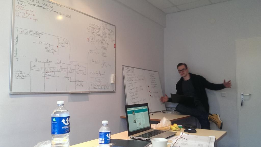 apranevicius's tweet photo. #HelloHungry #startup office in #Lithuania with @PracticaCapital . Preparing for launch! http://t.co/IUhOjyUXKd