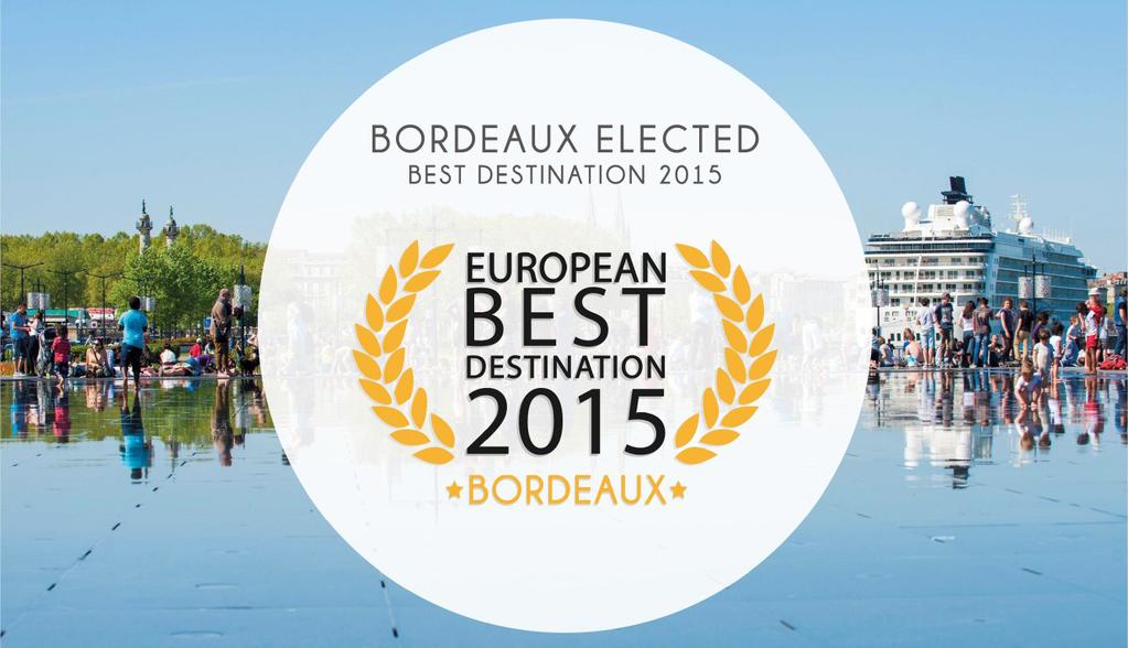 #Bordeaux European Best Destination 2015 ! Bravo à tous ! #EBD2015 <a href="/BordeauxTourism/">Bordeaux Tourisme</a> europeanbestdestinations.com/top/europe-bes…
