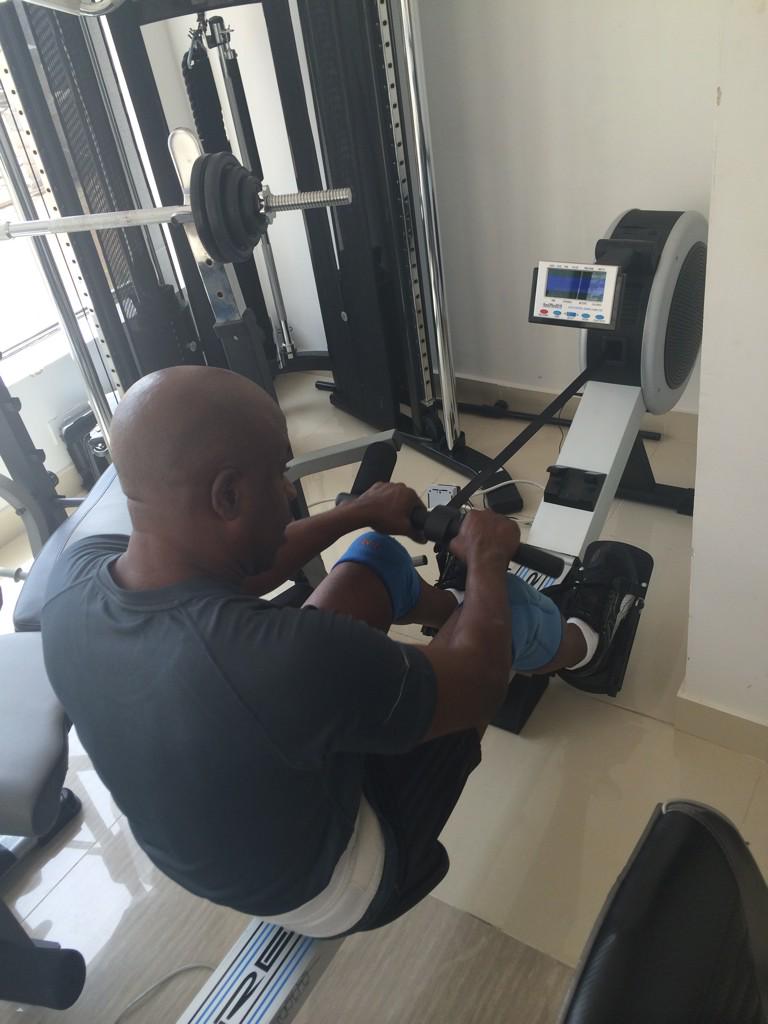 Nigerian politicians in the gym photos