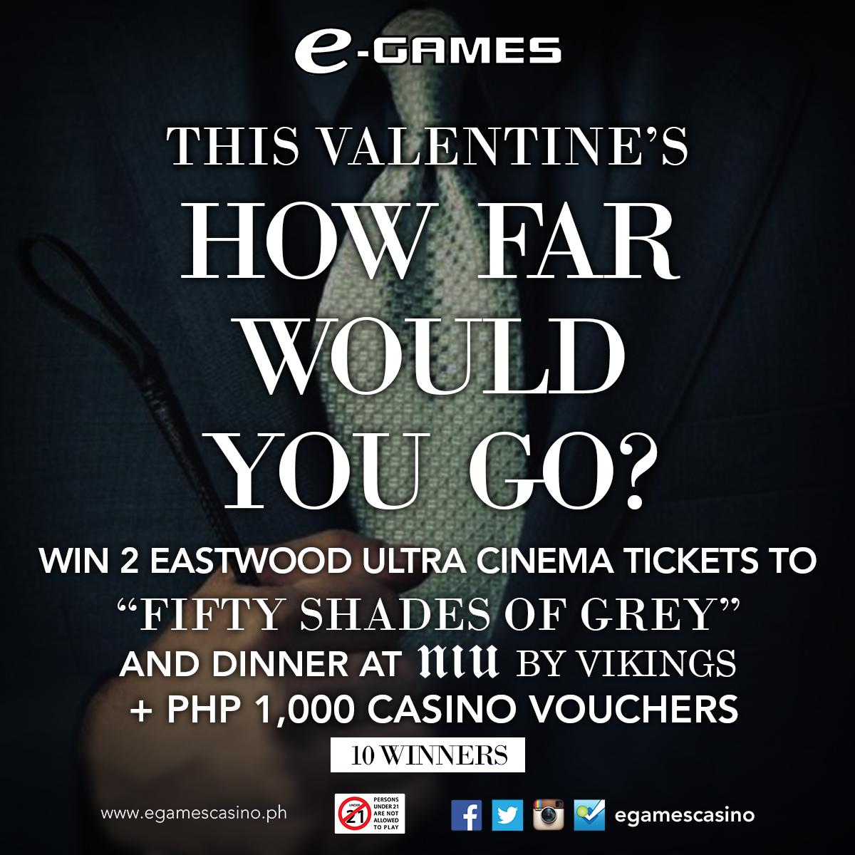 egamescasino's tweet photo. Click here to JOIN: http://t.co/D4wahRwdij #GreysessedPH #FiftyShadesofGrey #AngBalakKoSaFeb14 http://t.co/JORz8xooA4