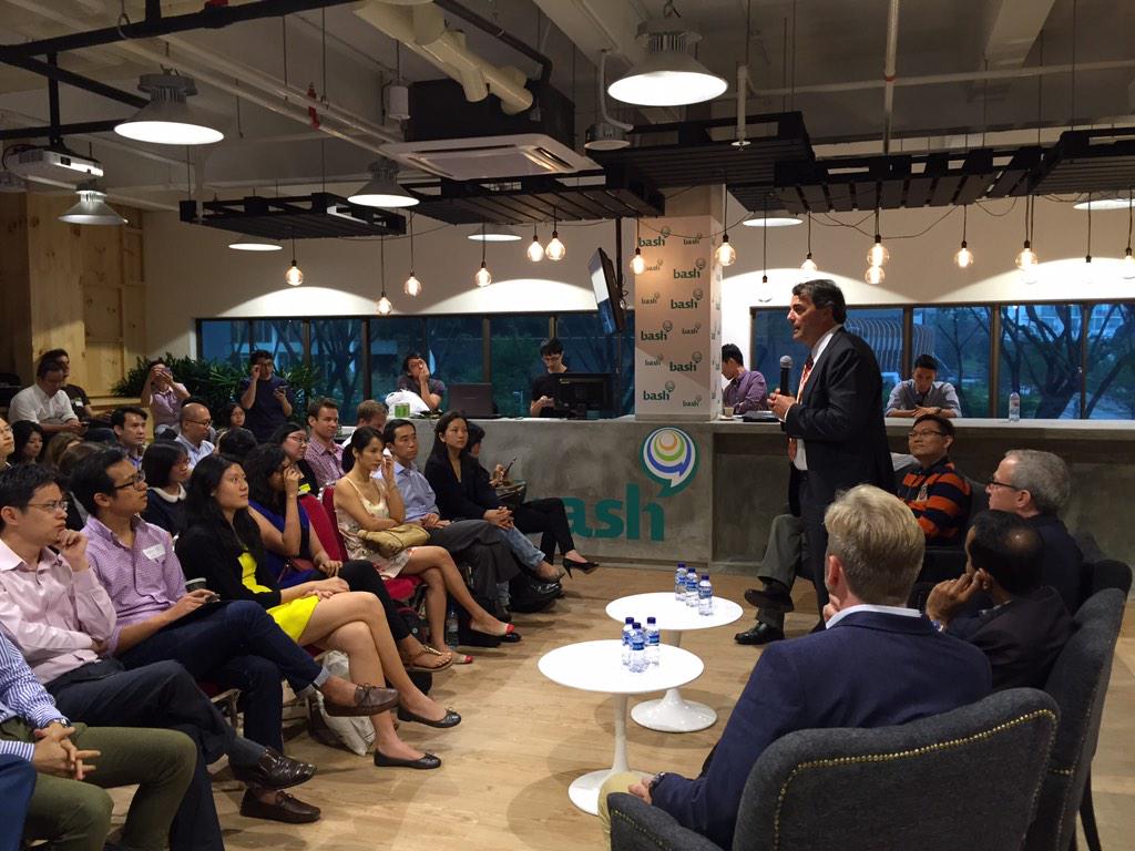 comebash's tweet image. Tim Draper rallying entrepreneurs to stake out something crazy to find success #comebash