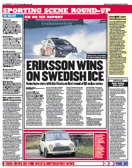 MNScene's tweet image. OUT NOW: The latest Motorsport News includes @HalRidgeRX's report on first @RXLites Rallycross on Ice