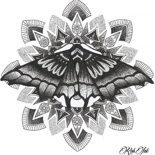 Ch_Prn's tweet photo. Projet futur tattoo, mon dessinateur a de l'or dans les mains 💜💜💜 #ultramégacontente #mandala #butterfly #dotpoint http://t.co/oG8zlrXXnc