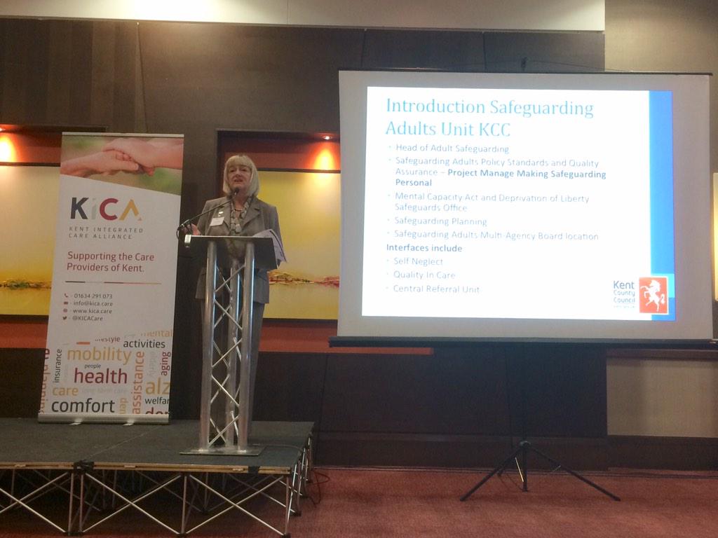 kcha2012's tweet image. Yvonne Phillips, @KentSocialCare Adult quality &amp;amp; standards officer presents on Safeguarding. @KICACare