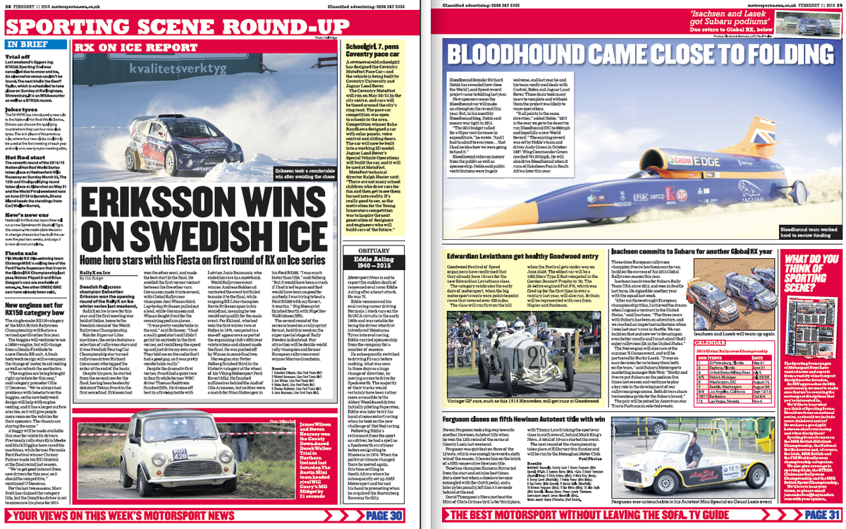 MNScene's tweet image. What areas of motorsport should we cover in Sporting Scene? Got an opinion? Email james.bolton@haymarket.com