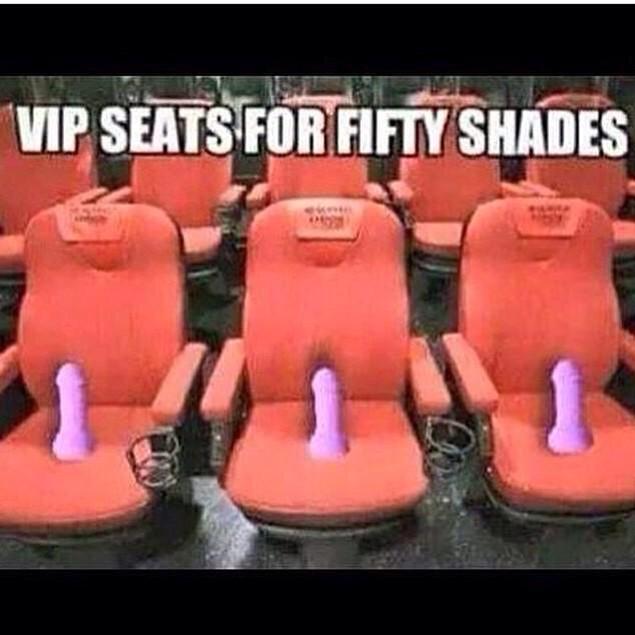 Yey #FiftyShadesOfGrey booked for me and the girls next Wednesday #cocktails #BDSMfilms shame these seat