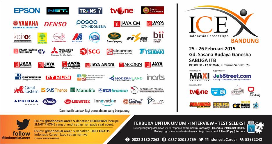 IndonesiaCareer's tweet photo. @SepedaKampusBdg Teman2 Gowes Bandung yg lg mencari pekerjaan datang ke #IndonesiaCareerExpo Bandung yuk 25-26 Feb'15 http://t.co/WDvg6bvjXx
