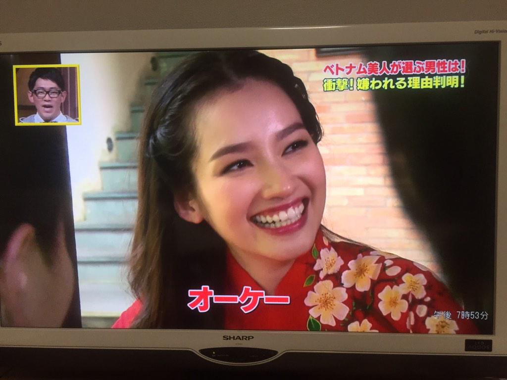 Bissy 今テレビに出てるベトナム美女さんがとっても美人で見ててドキドキしたので記念に Http T Co ms9iagpg Twitter