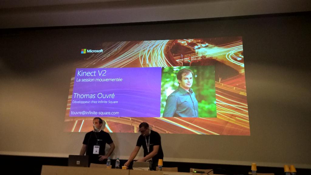 _ChristopheBach's tweet image. Thomas Ouvré !!! Session #kinectV2 #mstechdays
