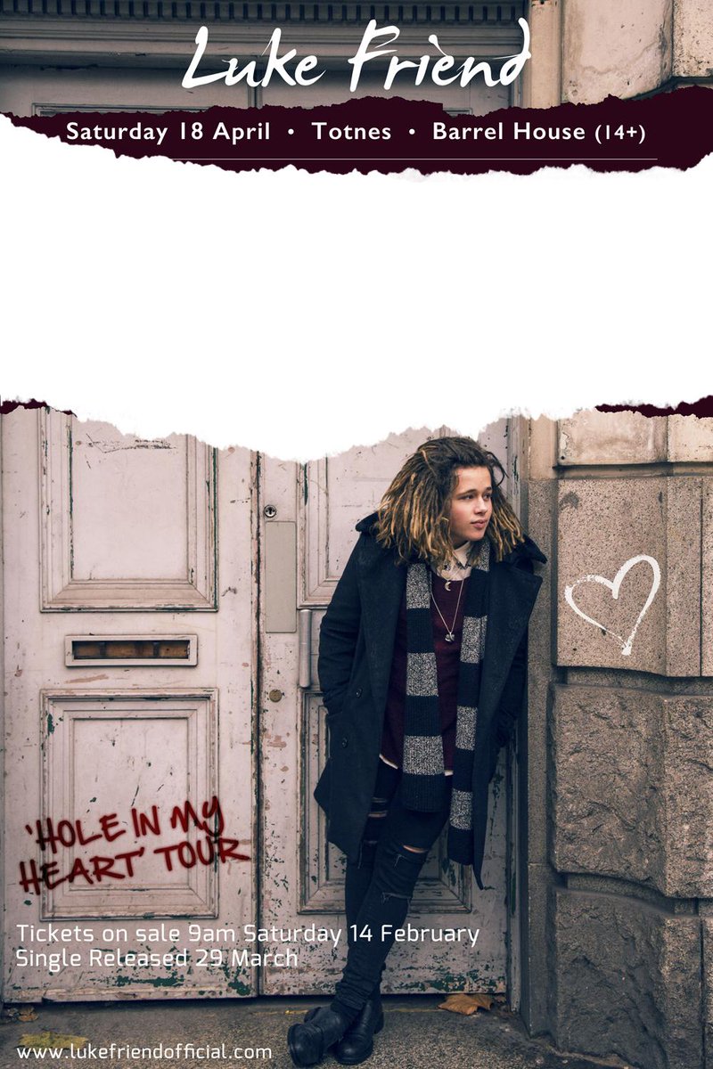 LukeFriendMusic's tweet photo. Get the next date by RT'ing the poster or tweeting me where you think it will be! #HoleInMyHeartTour http://t.co/alT5gIzpYT