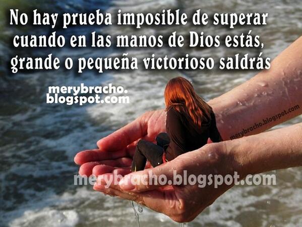 lizzettemendoz6's tweet photo. ¡#YoCompartoEsperanza👇
#PasajeBíblicoFavorito📖
No hay prueba imposible de superar cuando en las manos de Dios estas.. http://t.co/rDKLnEWx7W