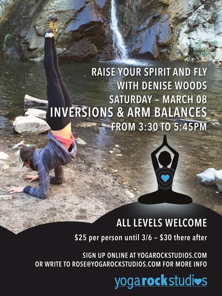 Come fly with #denisewoods in march #layoga #events #yoga #LosAngeles