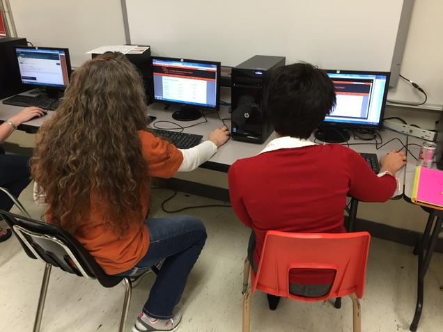 New training going on for teacher websites at the high school today! <a href="/TBHS15/">Tom Bean High School</a>