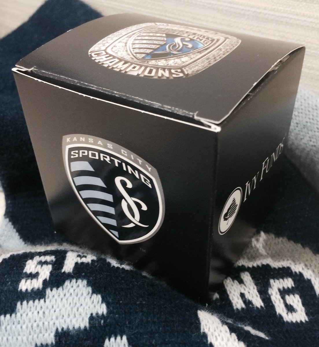 SportingKCSTM's tweet photo. We're giving away this MLS Cup Replica Ring to one of our followers if we hit 2300 by Monday! RT for a 2nd entry! http://t.co/zni2Jv6vwB