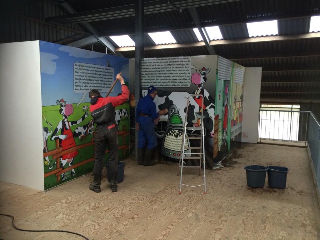 DeSpeldChris's tweet image. Grote schoonmaak, 14 febr gaan we weer open @LaboraIJsTexel #koeien #robotmelken